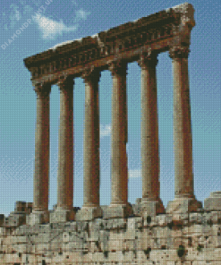 Baalbek Temple Of Jupiter Diamond Painting