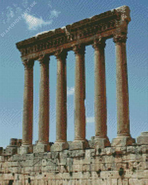 Baalbek Temple Of Jupiter Diamond Painting