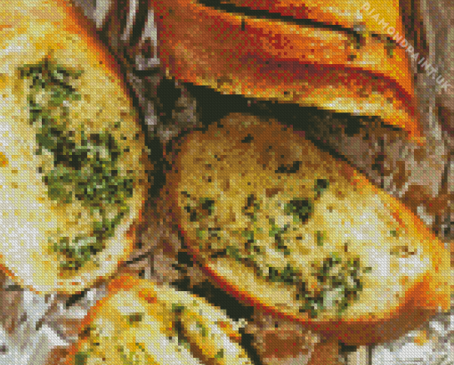 Baguette Garlic Diamond Painting