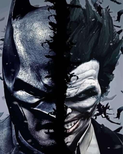 Batman And The Joker Diamond Painting