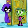 Beast Boy And Raven Diamond Painting