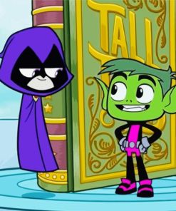 Beast Boy And Raven Diamond Painting