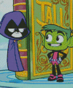 Beast Boy And Raven Diamond Painting