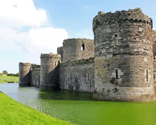 Beaumaris Castle Diamond Painting