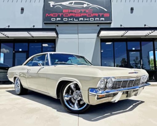 Beige 1965 Impala Diamond Painting