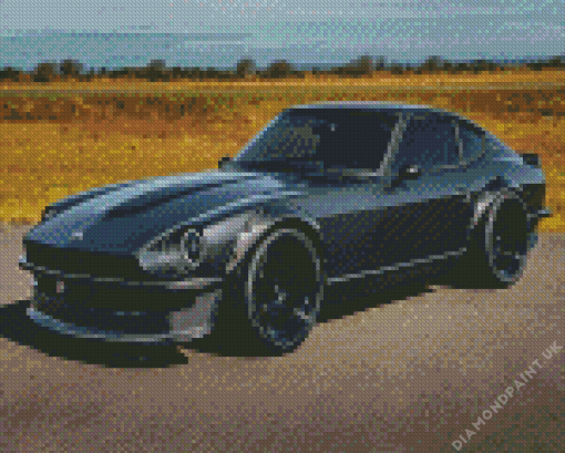 Black 1972 Nissan Fairlady Diamond Painting