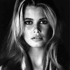 Black And White Claudia Schiffer Diamond Painting