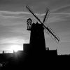 Black And White Cley Windmill Diamond Painting