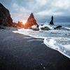 Black Sand Beach Diamond Painting