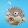 Blowfish Cartoon Diamond Painting