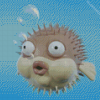 Blowfish Cartoon Diamond Painting