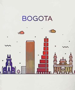 Bogota City In Colombia Diamond Painting