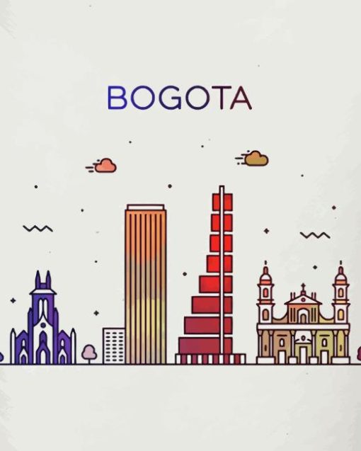 Bogota City In Colombia Diamond Painting