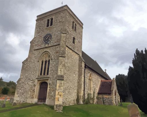 Bradenham Church Diamond Painting