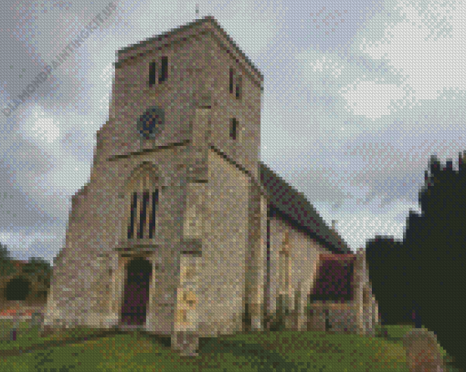 Bradenham Church Diamond Painting