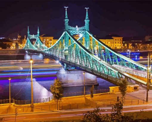 Budapest Liberty Bridge Diamond Painting