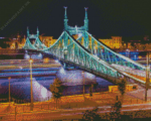 Budapest Liberty Bridge Diamond Painting