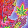 Cannabis Man By Alex Grey Diamond Painting