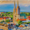 Cathedral Of Zagreb Diamond Painting