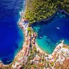 Cephalonia Overhead View Diamond Painting