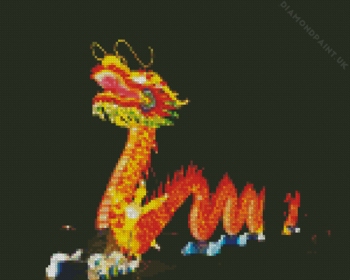 Chinese Dragon Lantern Festival Diamond Painting