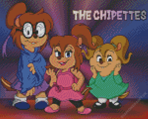 Chipettes Diamond Painting