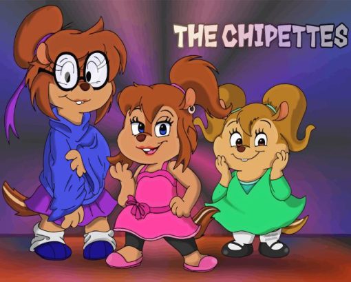 Chipettes Diamond Painting