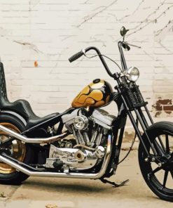 Chopper Motorcycle Diamond Painting