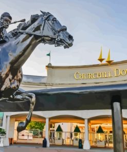 Churchill Downs In Louisville Diamond Painting