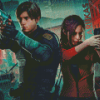 Claire And Leon S Kennedy Diamond Painting