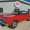 Classic Red Chevelle Super Sport Diamond Painting