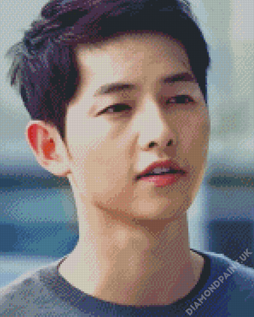 Close Up Song Joong Ki Diamond Painting