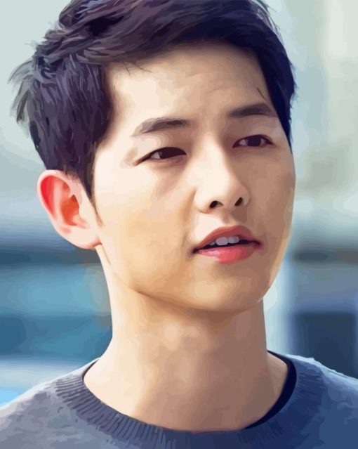 Close Up Song Joong Ki Diamond Painting