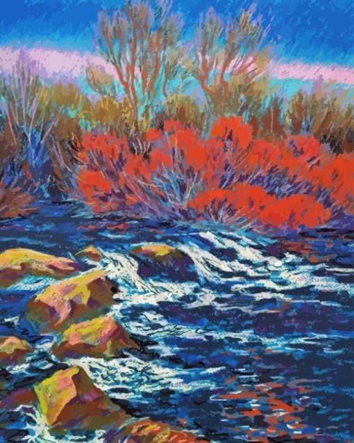 Cold River Diamond Painting