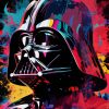 Colorful Darth Vader Diamond Painting