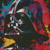 Colorful Darth Vader Diamond Painting