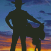 Cowboy Silhouette Diamond Painting