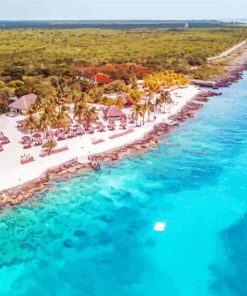 Cozumel Beach In Mexico Diamond Painting