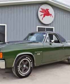 Dark Green SS El Camino Diamond Painting