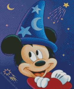 Disney Animation Fantasia Mickey Mouse Diamond Painting