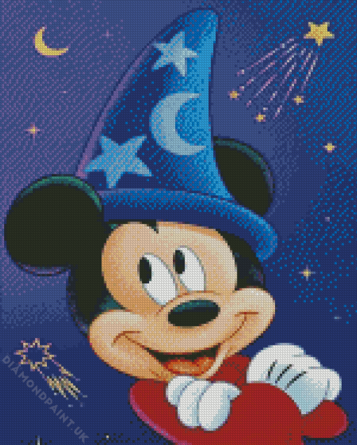 Disney Animation Fantasia Mickey Mouse Diamond Painting