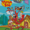 Disney Phineas And Ferb Diamond Painting art