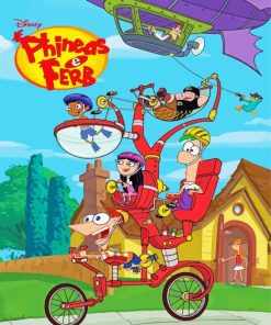 Disney Phineas And Ferb Diamond Painting art