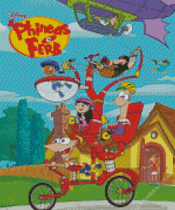 Disney Phineas And Ferb Diamond Painting art