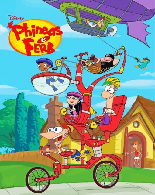 Disney Phineas And Ferb Diamond Painting art