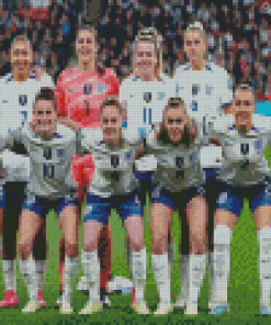 England Womens Football Club Diamond Painting