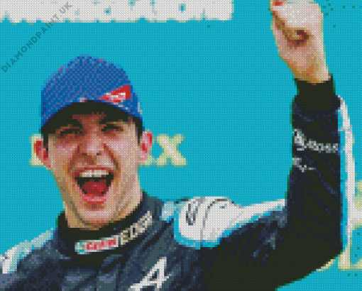 Esteban Ocon Alpine Driver Diamond Painting