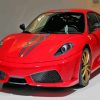 Ferrari F430 Red Black Car Diamond Painting