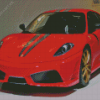 Ferrari F430 Red Black Car Diamond Painting