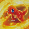 Fire Charmander Diamond Painting